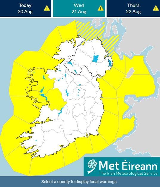 Status Yellow Wind Warning