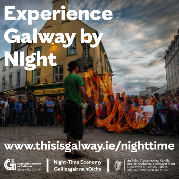 Galway by Night: Online ‘What’s On’ Guide Launched Unveiling the City's Evening and Night-Time Charm 