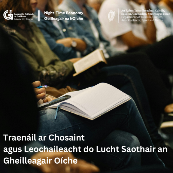 Tugann Comhairle Cathrach na Gaillimhe tús áite don tSábháilteacht Oíche le hOiliúint Saor in Aisce