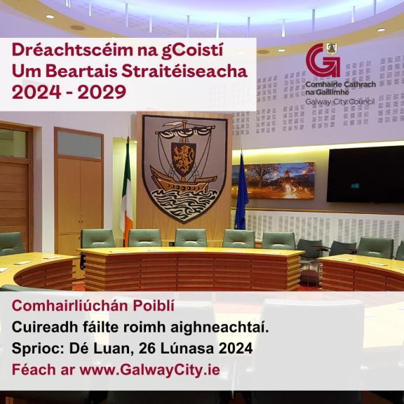 Dréachtscéim na gCoistí Um Beartais Straitéiseacha 2024 - 2029