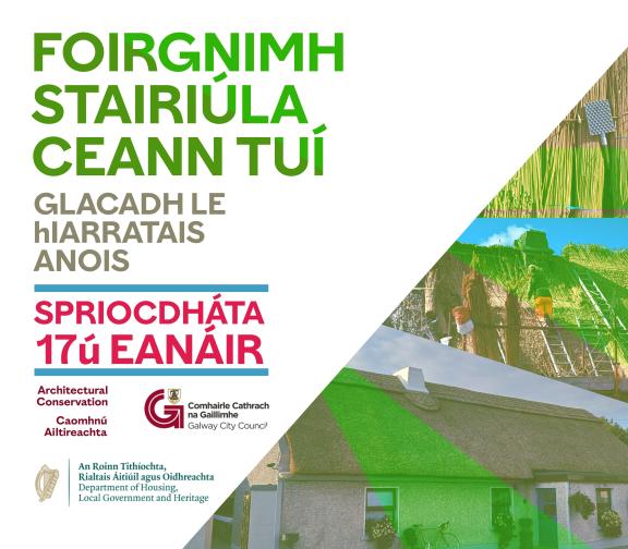 Deontas d’Fhoirgnimh Stairiúla Ceann Tuí 2025 / Fáilte anois roimh Iarratais 