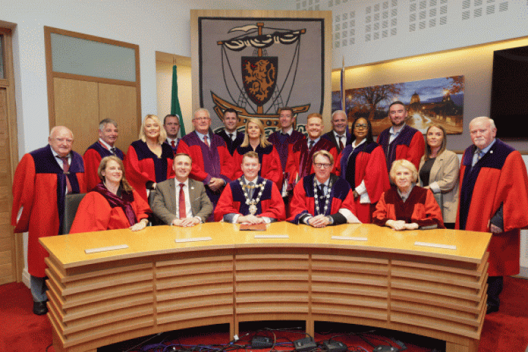 Elected Members and CE of Galway City Council