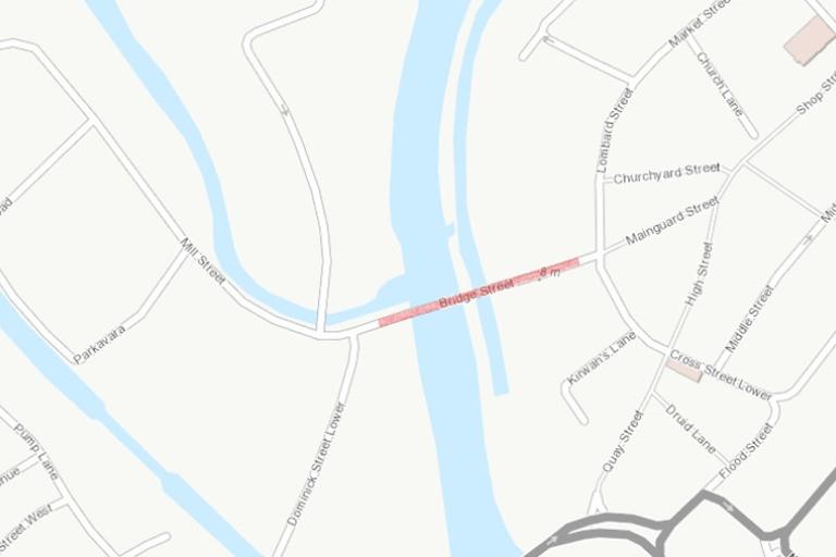 Notice – Temporary Traffic Management Measures, Bridge Street – Sunday October 13th