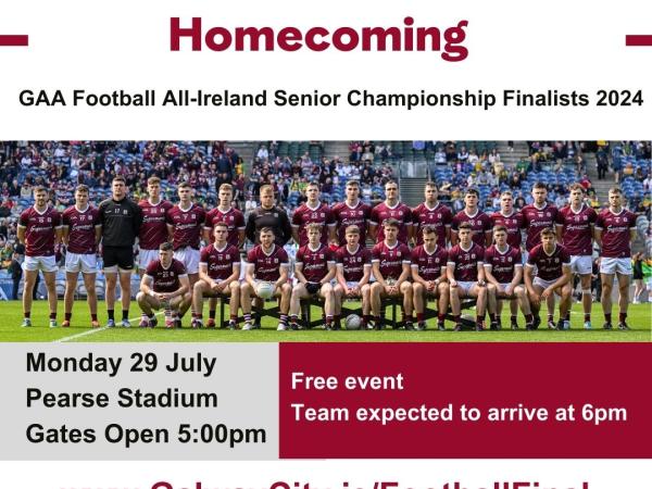 Galway Football Team Homecoming in Pearse Stadium Today