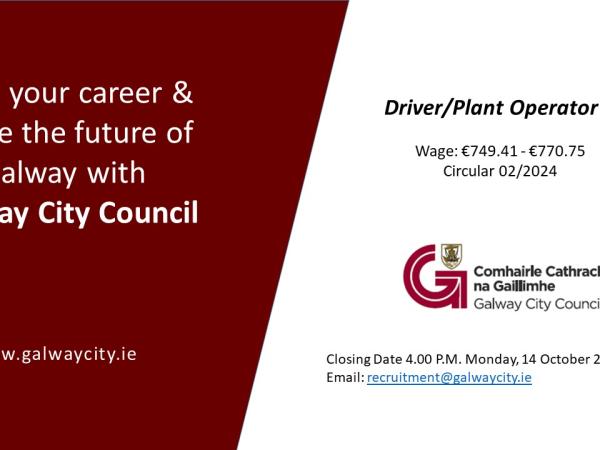 Staff Vacancy - Driver/Plant Operator B