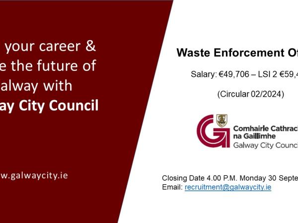 Staff Vacancy - Waste Enforcement Officer