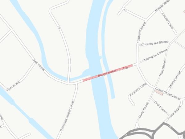 Notice – Temporary Traffic Management Measures, Bridge Street – Sunday October 13th